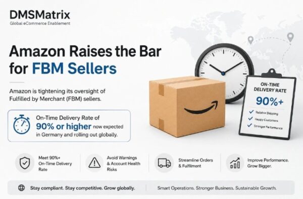 Amazon Tightens FBM Performance Standards Across Europe, Raising the Bar for Seller Operations