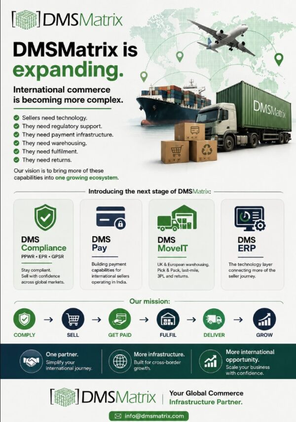 DMSMatrix Expands Global Commerce Infrastructure with New Compliance, Payments, Logistics and ERP Capabilities